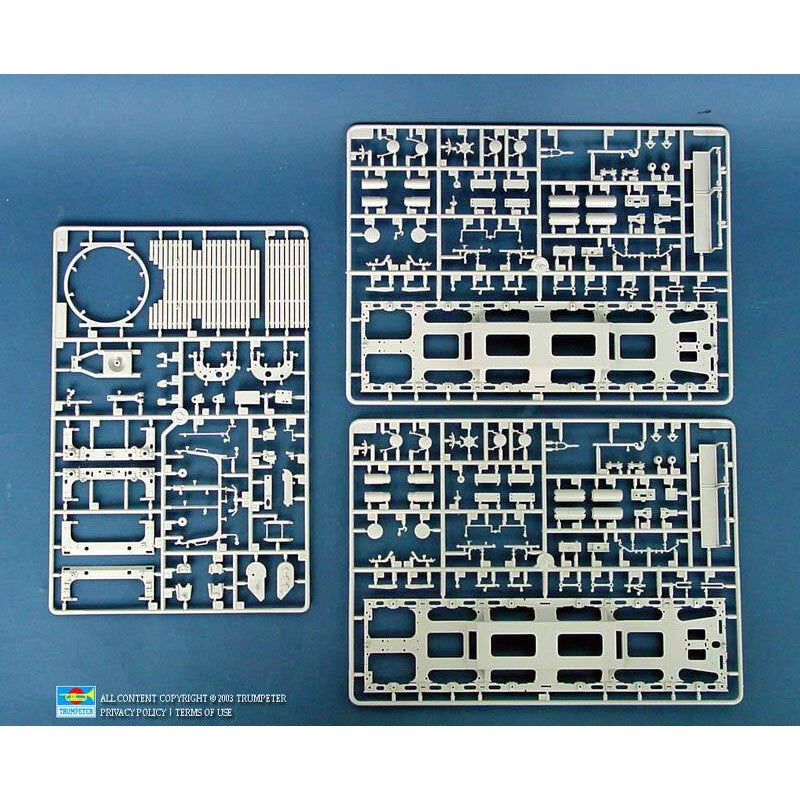 00207 1/35 280mm K5 E Leopold German Rail Road Gun Plastic Model Kit