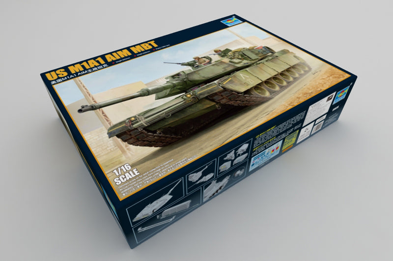 00926 1/16 US M1A1 AIM MBT with Australian Decals Plastic Model Kit
