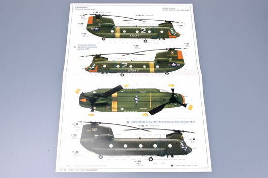 05104 1/35 Helicopter  CH47A CHINOOK Plastic Model Kit