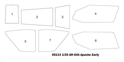 1/35 AH-64A Apache Early Plastic Model Kit
