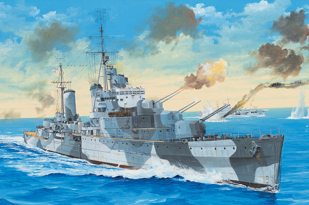 1/350 H.M.S. Naiad Dido-class Light Cruiser Plastic Model Kit