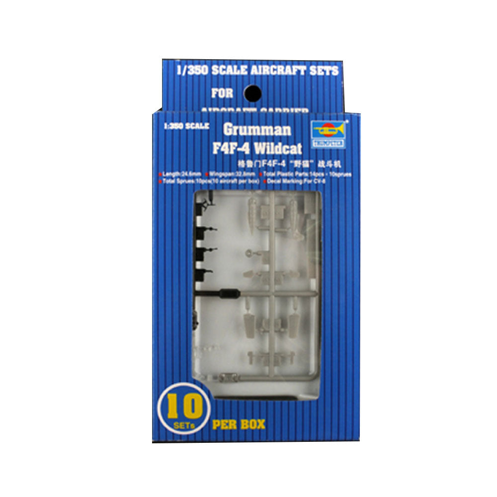 06202 1/350 F4F4 Wildcat 10pcs./box Plastic Model Kit