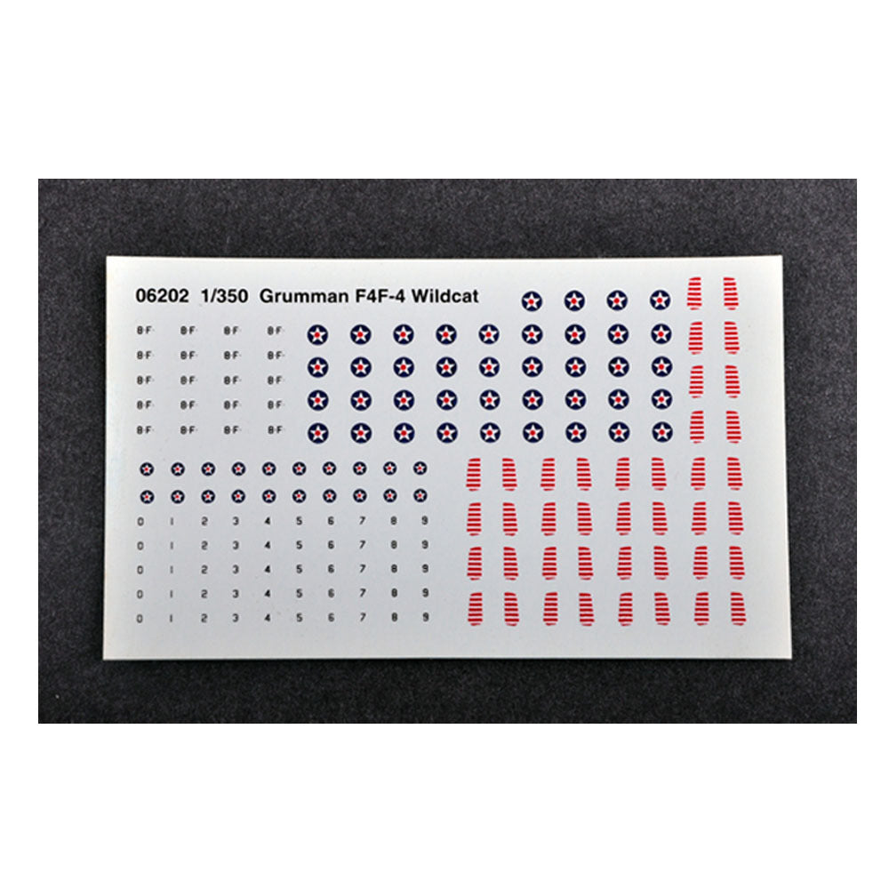 06202 1/350 F4F4 Wildcat 10pcs./box Plastic Model Kit