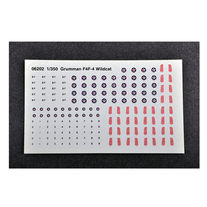 06202 1/350 F4F4 Wildcat 10pcs./box Plastic Model Kit
