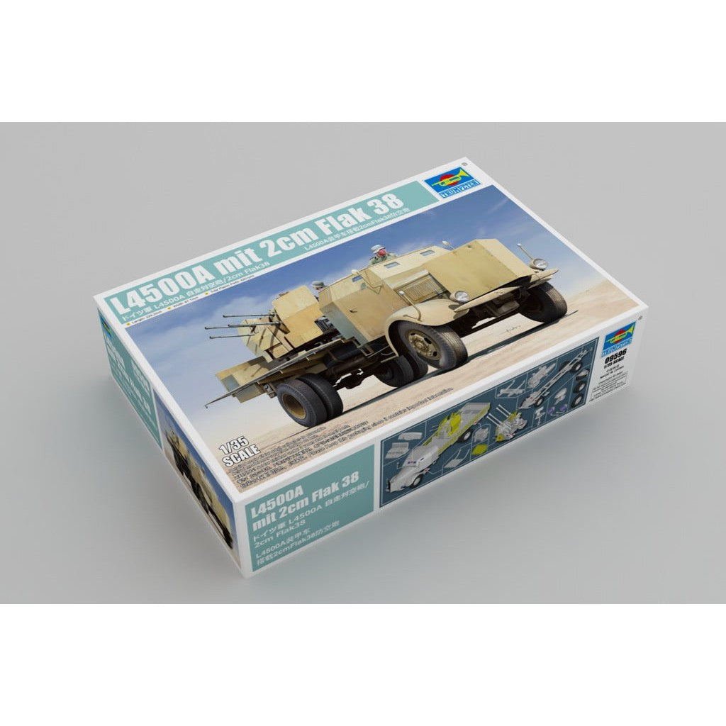 1/35 L4500A MIT 2cm Flak 38 Plastic Model Kit