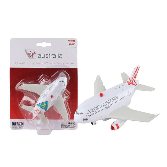 Virgin Australia Pullback with Light and Sound