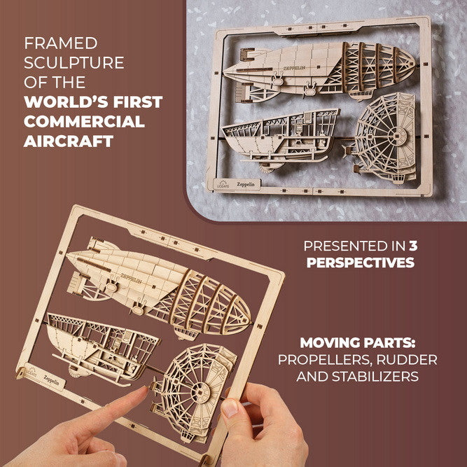 49pc Zeppelin 2.5D Puzzle