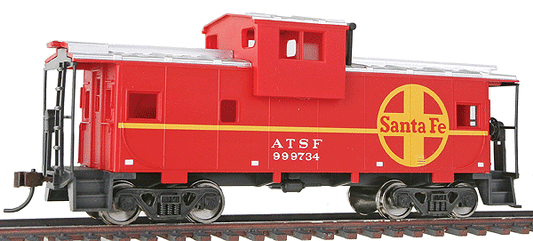 HO T/Line Wide-Vision Caboose - Atchison, Topeka & Santa Fe