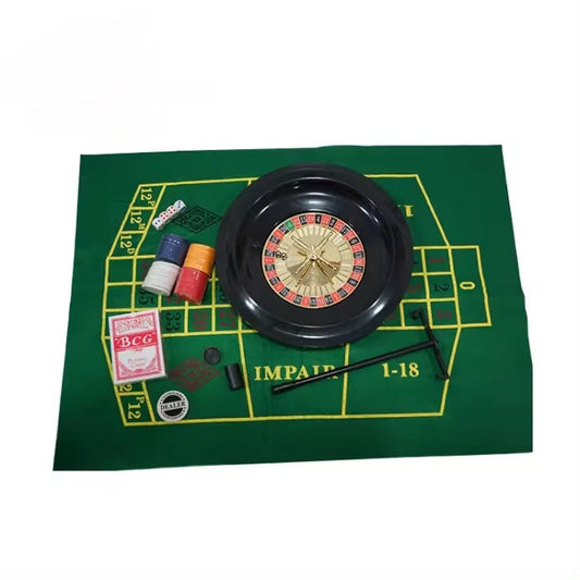 5 in 1 Game Set Including Roulette Wheel