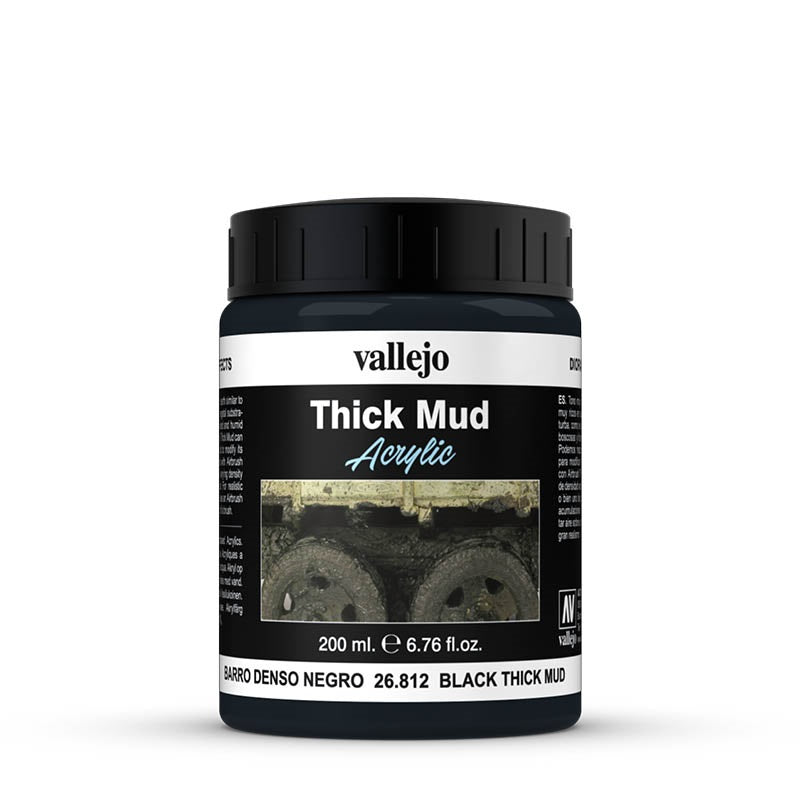 Diorama Effects Black Thick Mud 200ml